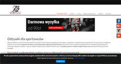 Desktop Screenshot of elitesportfood.pl